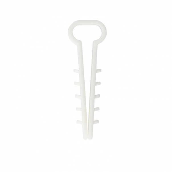 UCHWYT SZYBKIEGO MONTAŻU PŁASKI USMP-2 2X2,5MM BIAŁY /100SZT/ - 16.1 - ELEKTROPLAST OPATÓWEK
