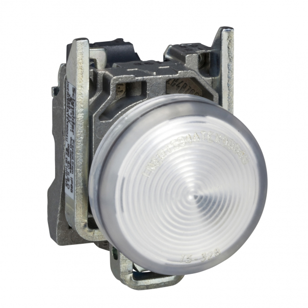 Harmony XB4 Lampka sygnalizacyjna biała LED 24V metalowy - XB4BVB1EX - SCHNEIDER ELECTRIC