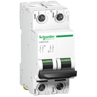 Wyłącznik nadprądowy Acti9 C60H-DC-C0,5-2 C 0,5A 2-biegunowy - A9N61520 - SCHNEIDER ELECTRIC