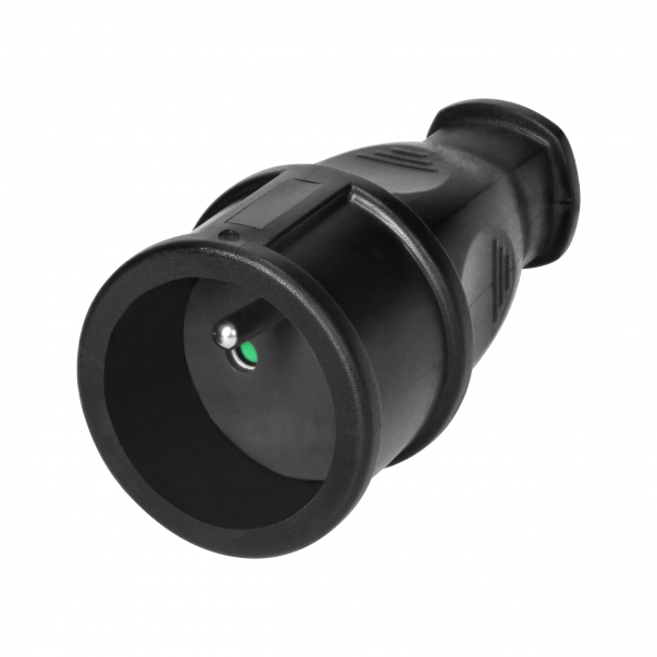 Gniazdo warsztatowe 2P+Z, czarny - OR-AE-13258 - ORNO