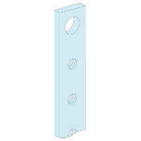 Rozdzielnice PrismaSet, otworowane szyny miedziane 4 sztuki 400A 1000mm - LVS04163 - SCHNEIDER ELECTRIC