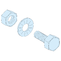 Rozdzielnice PrismaSet, śruby M6x20 do szyn 5mm 20sztuk - LVS04194 - SCHNEIDER ELECTRIC