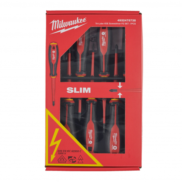 ZESTAW ŚRUBOKRĘTÓW MILWAUKEE VDE -7 SZT. - 4932478738 - MILWAUKEE