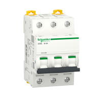 Wyłącznik nadprądowy Acti9 iC60L-B6-3 B 6A 3-biegunowy - A9F93306 - SCHNEIDER ELECTRIC