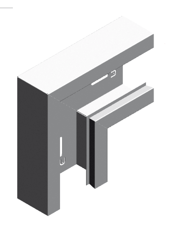 Kolanko poziome KPKS115H68 1,00 mm - 960411 - BAKS