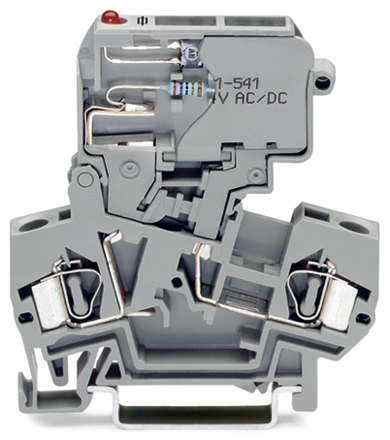 ZŁĄCZKA BEZPIECZNIKOWA 4 MM2 SZARA. - 281-611/281-541 - WAGO
