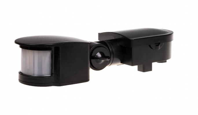 Detektor ruchu DR-05 czarny 180&deg;, 230V AC - DR-05B - F&F