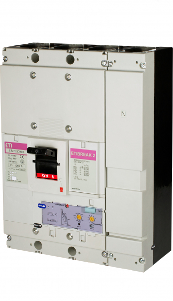 WYŁĄCZNIK MOCY 4P, 50KA, WYZW. ELEKTRONICZNY EB2 1600/4LE-RC 1600A 4P APGN - 004672272 - ETI