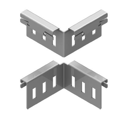 Łącznik kątowy uniwersalny LKUPH60 1,50 mm - 405714 - BAKS