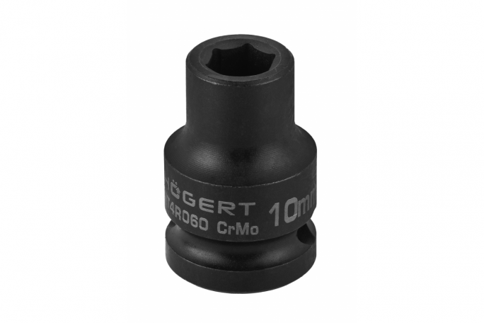 NASADKA UDAROWA 1/2",  10MM, CRMO, KRÓTKA - HT4R060 - HOGERT