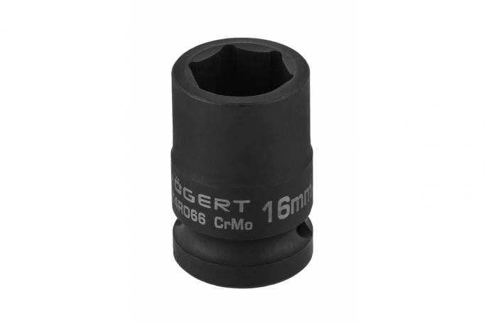 NASADKA UDAROWA 1/2",  16MM, CRMO, KRÓTKA - HT4R066 - HOGERT