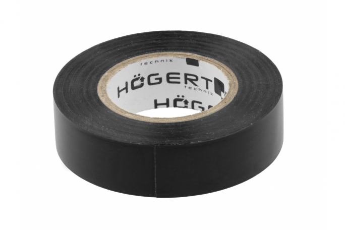 TAŚMA IZOLACYJNA 0.13X19 MM X 20 M CZARNA - HT1P281 - HOGERT
