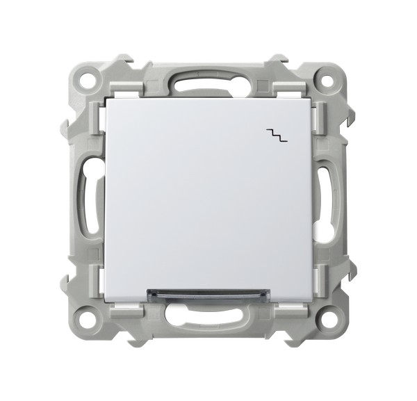 Łącznik schodowy z podświetleniem białym - BIAŁY SZAFIR - ŁP-3ZS/m/00 - OSPEL