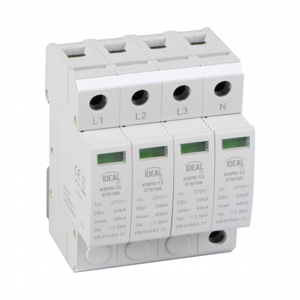 OGRANICZNIK PRZEPIĘĆ AC KSPD-T2 275/160 3P+N - 36312 - KANLUX