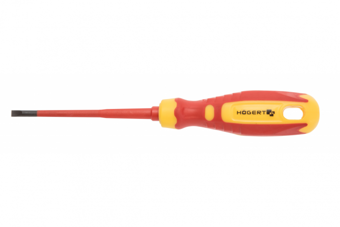 ŚRUBOKRĘT PŁASKI 5.5 X 125 MM, 1000 V, STAL CRMO - HT1S962 - HOGERT