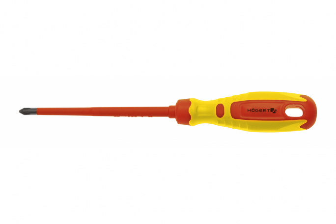 ŚRUBOKRĘT KRZYŻAKOWY PH2 100 MM, 1000 V, STAL CRMO - HT1S966 - HOGERT