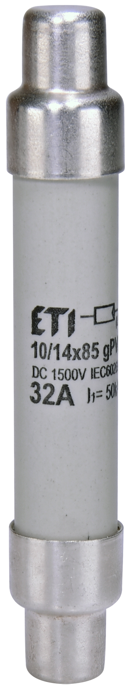 WKŁADKA TOPIKOWA CYLINDRYCZNA PV CH10/14X85 GPV 40A/1500V - 002626239 - ETI