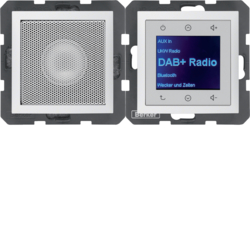 B.x Radio Touch DAB+, Bluetooth z głośnikiem biały mat - 30809909 - HAGER - BERKER