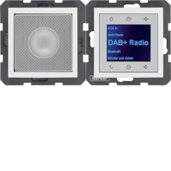 B.x Radio Touch DAB+ z głośnikiem biały połysk - 29808989 - HAGER - BERKER
