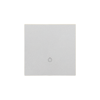 Klawisz pojedynczy z piktogramem "światło" do: SP1M; Aluminium mat Simon 55 - TKWS1/143 - KONTAKT SIMON