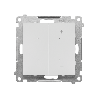 DIMMER RGB – Ściemniacz do pasków RGBW, sterowany smartfonem (moduł); Jasnoszary mat Simon 55 - TESRGB1W.01/114 - KONTAKT SIMON