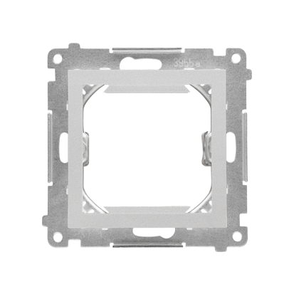 Adapter (przejściówka) na osprzęt standardu 45 &times; 45 mm; Aluminium mat Simon 55 - TA45.01/143 - KONTAKT SIMON