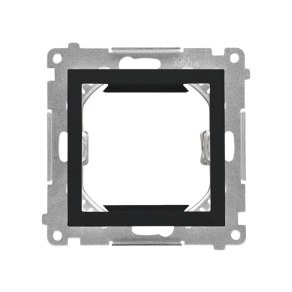 Adapter (przejściówka) na osprzęt standardu 45 &times; 45 mm; Czarny mat Simon 55 - TA45.01/149 - KONTAKT SIMON