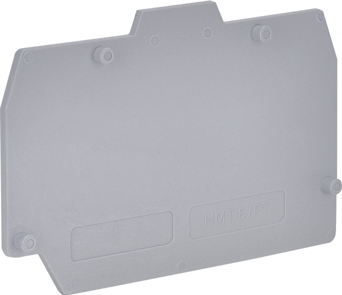 PŁYTKA SKRAJNA 6 MM2 DO ESP-HMM.6, ESP-HTE.6 (SZARA) ESP-HMT.6/PT - 003903139 - ETI