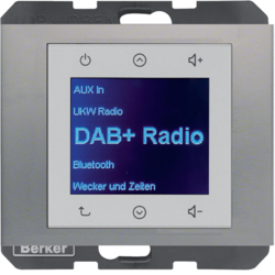 K.5 Radio Touch DAB+ stal szlachetna - 29847004 - HAGER - BERKER