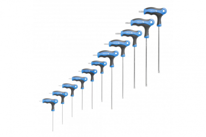 ZESTAW KLUCZY TORX SECURITY TYPU-T, DŁUGIE 10 SZT - HT1W881 - HOGERT