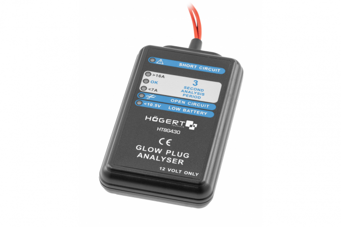 Tester świec żarowych - HT8G430 - HOGERT