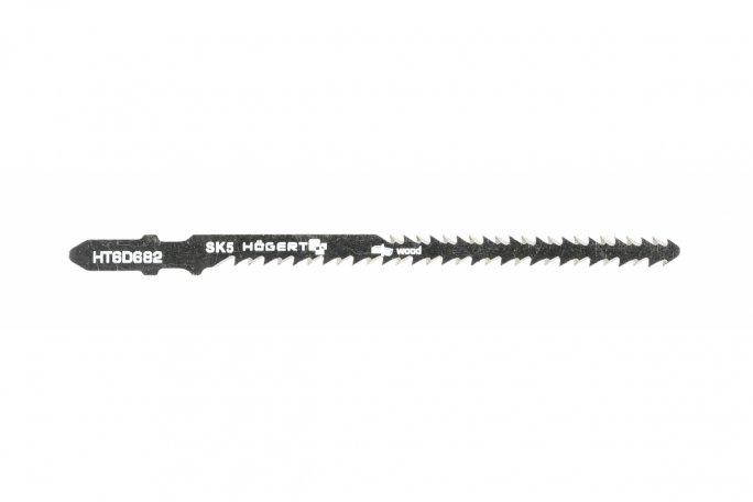 Brzeszczoty do wyrzynarki 115 mm, zakres cięcia 3-80 mm, do cięć po ostrych łukach, 2 szt. - HT6D682-2 - HOGERT