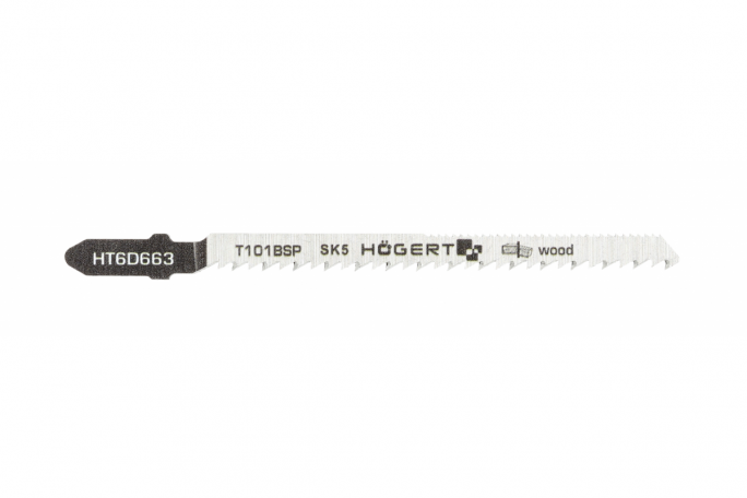 Brzeszczoty do wyrzynarki 100 mm, zakres cięcia 4-30 mm, do precyzyjnych cięć krzywoliniowych, 2 szt. - HT6D663-2 - HOGERT
