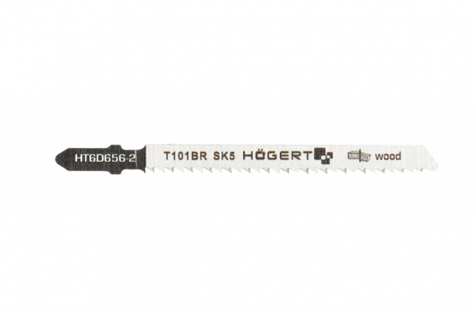 Brzeszczoty do wyrzynarki dł. 100 mm, zakres cięcia 4-30 mm, do czystych cięć, 2 szt. - HT6D656-2 - HOGERT