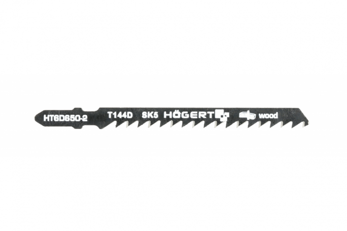 Brzeszczoty do wyrzynarki 100 mm, zakres cięcia 5-60 mm, cięcie szybkie, 2 szt. - HT6D650-2 - HOGERT