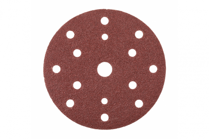 Krążek ścierny z otworami do metalu o150 mm #40 5 szt. - HT8D130 - HOGERT