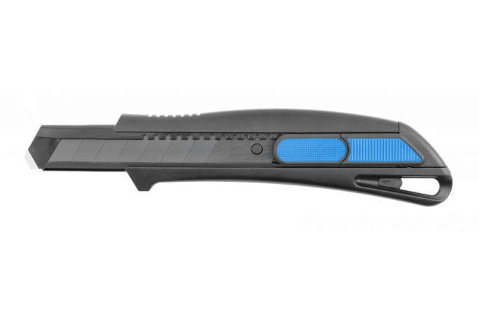 Nożyk z ostrzem łamanym 18 mm automatyczne chowanie - HT4C632 - HOGERT