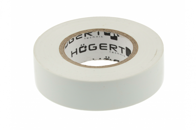 Taśma izolacyjna 0.13x19mm x 20m, biała - HT1P285 - HOGERT