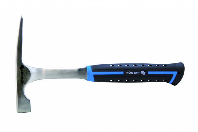 Młotek murarski 600 g, trzon z włókna szklanego, monolityczny - HT3B033 - HOGERT