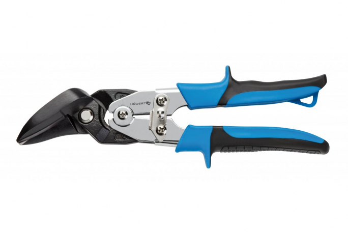 Nożyce do blachy 250 mm, odgięte lewe - HT3B504 - HOGERT
