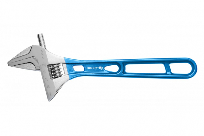 Klucz nastawny z długą rękojeścią 256 mm�� - HT1P564 - HOGERT