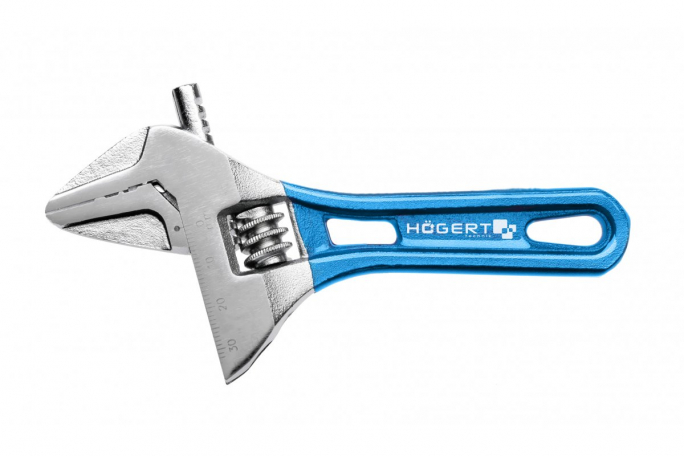Klucz nastawny z krótką rękojeścią 140 mm�� - HT1P562 - HOGERT