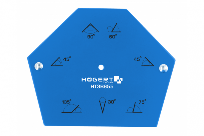 Magnetyczny kątownik spawalniczy heksagonalny - HT3B655 - HOGERT
