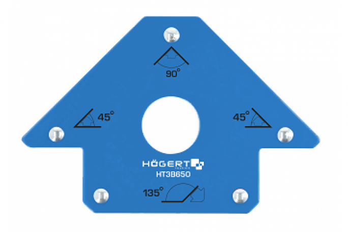 Magnetyczny kątownik spawalniczy strzałkowy - HT3B650 - HOGERT