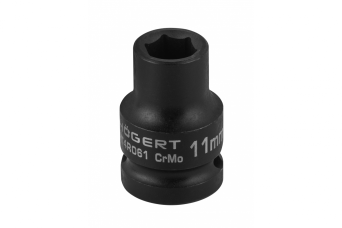 Nasadka udarowa 1/2",  11mm, CrMo, krótka - HT4R061 - HOGERT