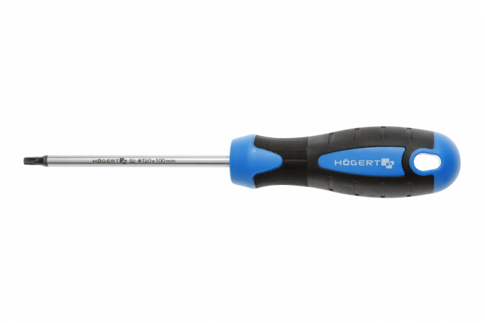 Wkrętak torx T20, 100 mm, stal S2 - HT1S055 - HOGERT