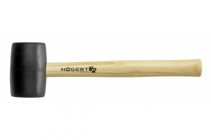 Młotek gumowy czarny 900g - HT3B046 - HOGERT