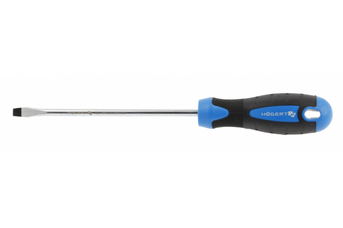 Wkrętak płaski 6,5x200 mm, stal S2 - HT1S015 - HOGERT