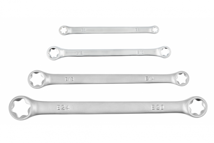Klucze oczkowe TORX 4cz - HT1W590 - HOGERT