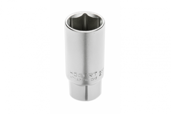 Nasadka sześciokątna do świec 3/8", 16 mm, CrV - HT1A779 - HOGERT